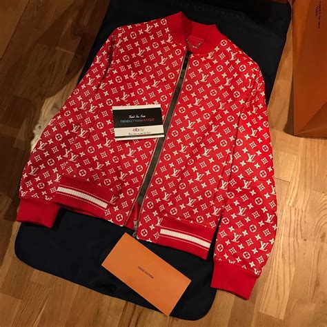 louis vuitton supreme jacket replica|supreme louis vuitton denim jacket.